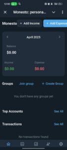 Monesto: personal and group expense tracker 2