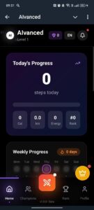 AIvanced Game — AI Fights & Fitness tracker 1