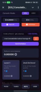 Console0x {Power of liquidity} 3