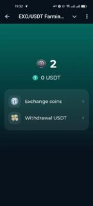 EXO/USDT Farming Bot APP 3