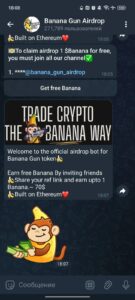 Banana Gun Airdrop 1