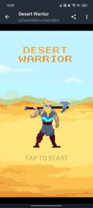 Desert Warrior Game 1