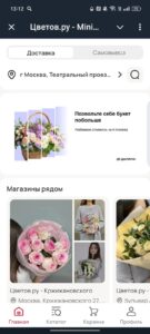 Цветов.ру — Mini Apps 2