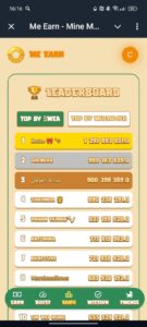 Me Earn — Mine MEA 3
