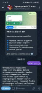 Переводчик БОТы 1