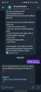 Group Booster 1
