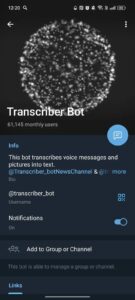 Transcriber Bot 4
