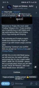 Trojan on Solana 2