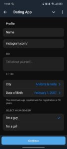 Dating App 3