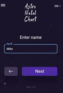 Astro Natal Chart 7
