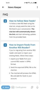 News Keeper | RSS Reader 1