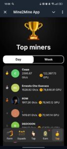 Mine2Mine App 5