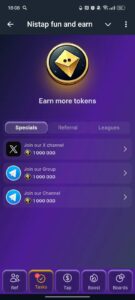 Nistap fun and earn 2