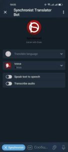 Synchronist Translator Bot 3