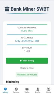 Bank Miner WBT 2