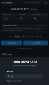 Telegram Numbers 3