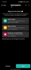 Face Match — Dating app 4