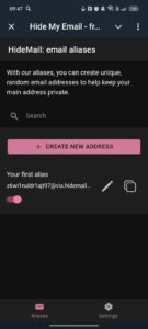 Hide My Email — free email aliases forever 1