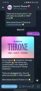 Durov’s Throne 💖 3