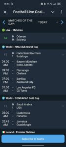 Football Live Goals Bot 1
