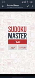 Sudoku Master Game 1