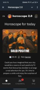 Horoscope 2.0 2