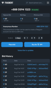 Telegram Numbers 2