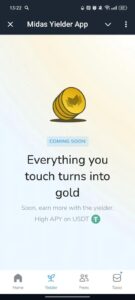 Midas Yielder App 2