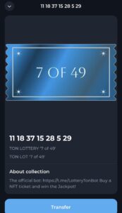 TON Lottery 4