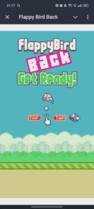 Flappy Bird Back 1