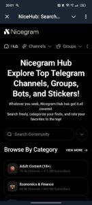 NiceHub: Search bot 🔎 Open to get your link! 1