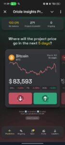 Oriole Insights Prediction App 1