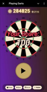 Playing Darts 6