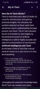 My AI Tarot 5