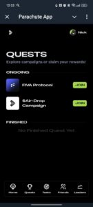 Parachute App 1