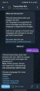 Transcriber Bot 1