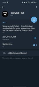 OtWallet • Bot 3