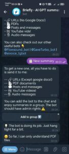 Briefly — AI GPT summary of any videos, PDFs, articles 📚 2