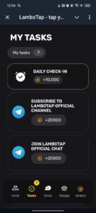 LamboTap — tap your way to a LAMBO 🏎 2