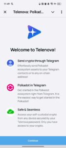 Telenova: Polkadot Wallet 1