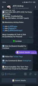 JEFE Airdrop 2