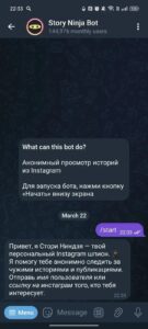 Story Ninja Bot 1