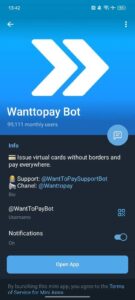 Wanttopay Bot 4