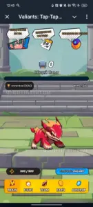 Valiants: Tap-Tap Game 1