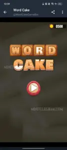 Word Cake Game 1