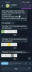5 Letters 3