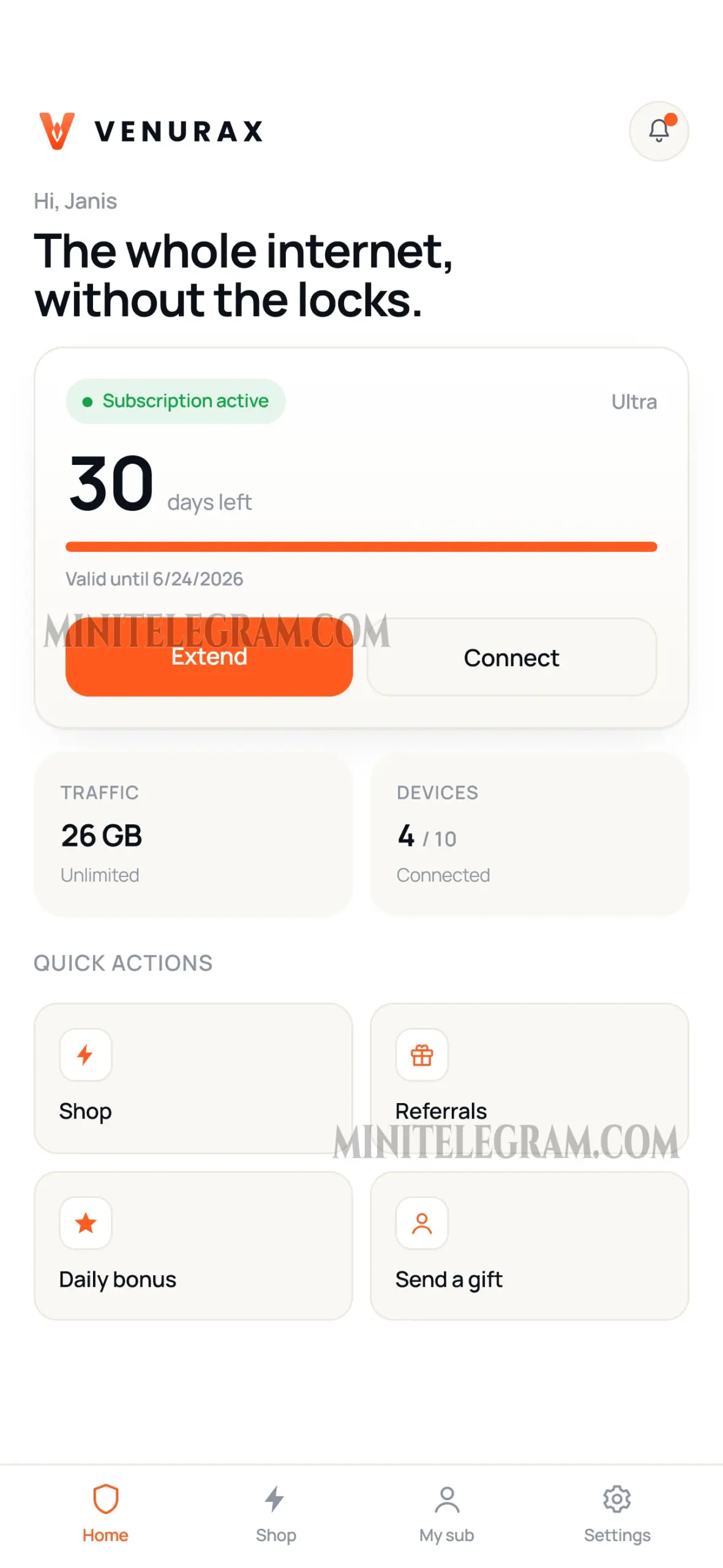 Venurax VPN 1