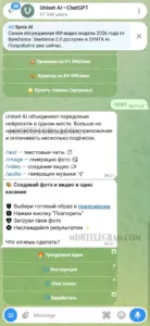 Uniset AI • ChatGPT 1