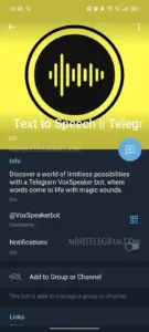 Text to Speech || Telegram bot 4