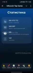 Urkocoin Tap Game 3